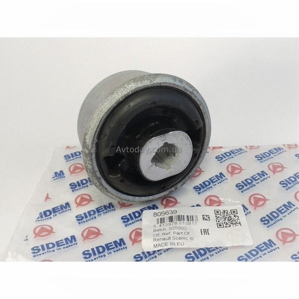 Сайлентблок переднего рычага задний Renault Scenic 3, SIDEM 805639 фото